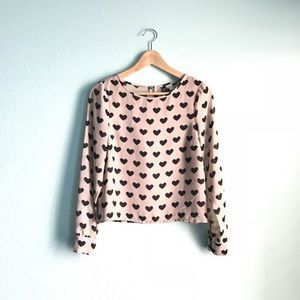 H&M Polka Dot Heart ♥️ Top
